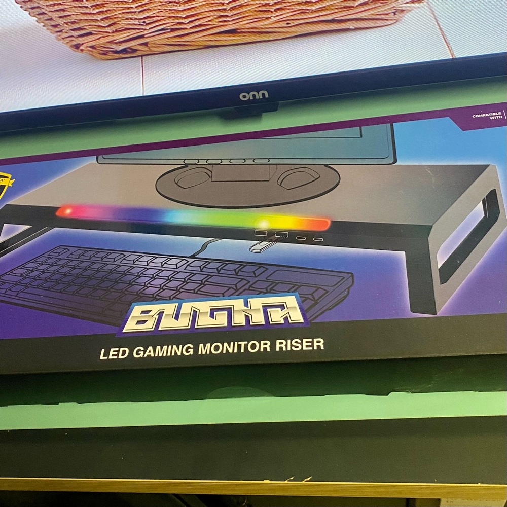 RGB Gaming Monitor Riser Stand - Picture 5 of 5
